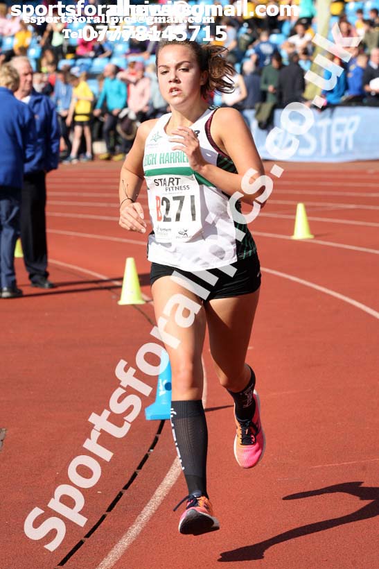 Womens under-17s  Northern 3 Stage Road Relay, SportsCity, Manchester. Photo: David T. Hewitson/Sports for All Pics